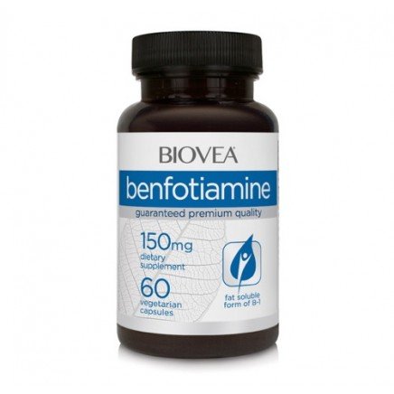 BVA-02100 - Benfotiamine 150 mg 60 Vegetarian Capsules в категория Витамини.