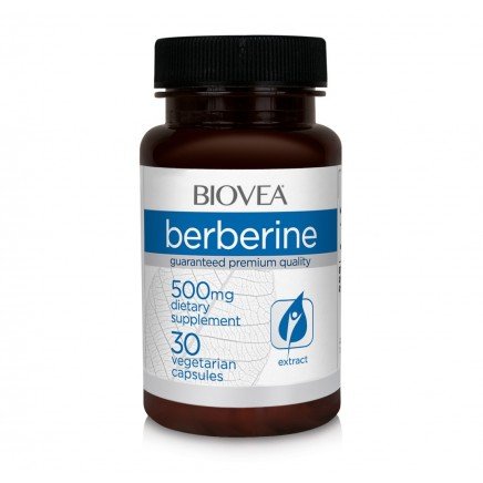 BVA-03004 - Berberine 500 mg 30 Vegetarian Capsules в категория Отслабване.