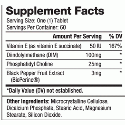 BVA-02911 - DIM (Diindolymethane) 100 mg 60 Capsules в категория Имунна