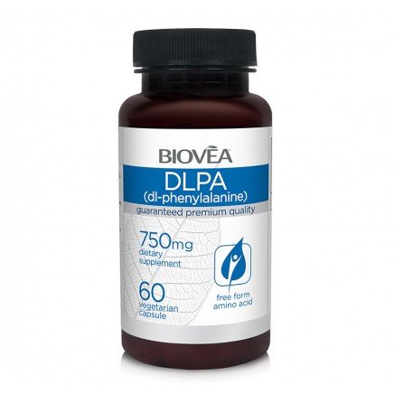 BVA-04836 - DL-Phenylalanine DLPA 750mg 60 Capsules в категория