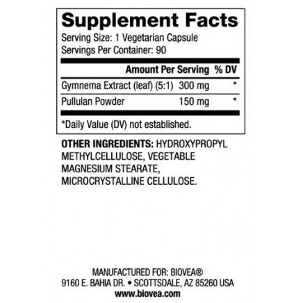 BVA-02253 - Gymnema Sylvestre 300 mg 90 Vegetarian Capsules в категория