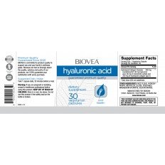 Hyaluronic Acid 40 мг 30 вегетариански капсули Hyaluronic Acid 40 мг 30 вегетариански капсули