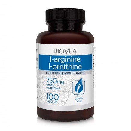 BVA-02275 - L-Arginine/L-Ornithine 750 mg 100 Capsules в категория