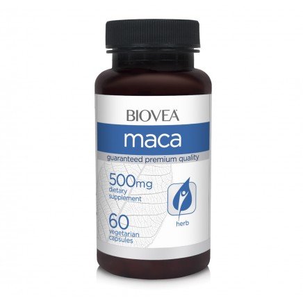 BVA-02298 - Maca 500 mg 60 Vegetarian Capsules в категория Растителни
