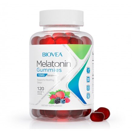 BVA-03456 - Melatonin 10 mg 120 Gummies в категория Безсъние. Melatonin 10 мг