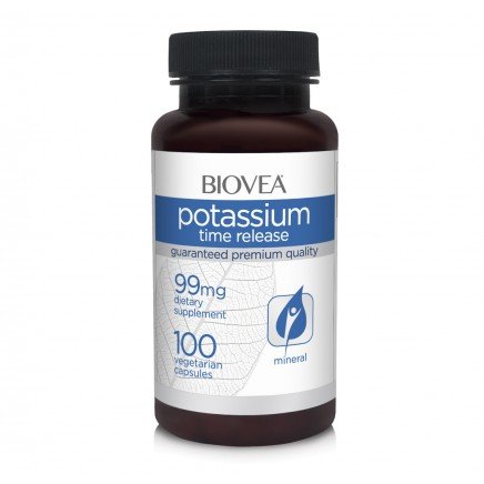 BVA-02364 - Potassium Time Release 99 mg 100 Vegetarian Capsules в категория