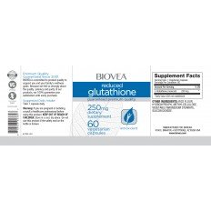 Reduced Glutathione 250 мг 60 веге капсули
