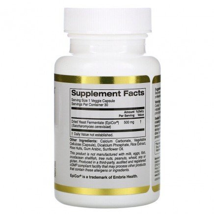 CGN-01567 - EpiCor Dried Yeast Fermentate 500 mg 30 Veggie Capsules в категория