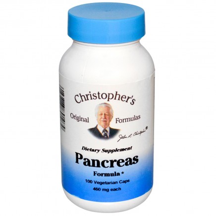 COF-89107 - Pancreas Formula 460 mg 100 Veggie Caps Christophers Formulas в категория