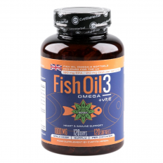 Fish Oil 3 - Omega 3+Vitamin E 1000 мг 120 дражета