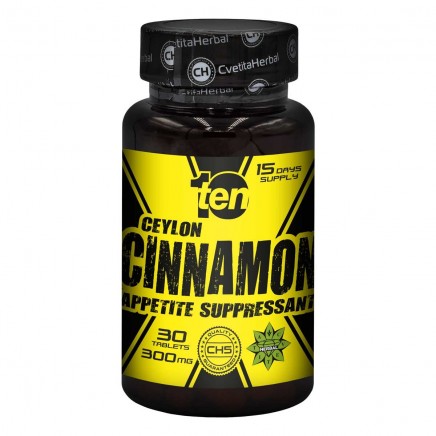 CVH-480175 - 10/Ten Ceylon Cinnamon 300 mg 30 Tablets в категория Бактериални