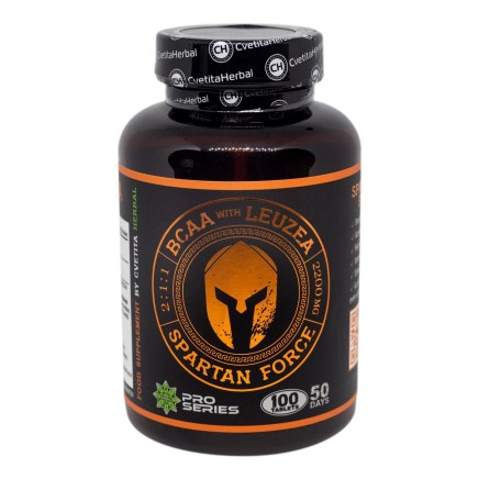 - Spartan Force - BCAA Leuzea 100 Tablets в категория Аминокиселини.