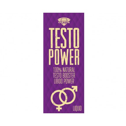 - Testo Power 100 ml Cvetita Herbal в категория . Testo Power 100 мл I Cvetita