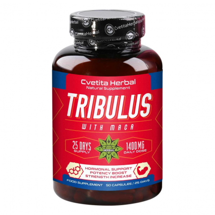 - Tribulus with Maca 50 Capsules в категория Стрес. Tribulus with Maca 50/100