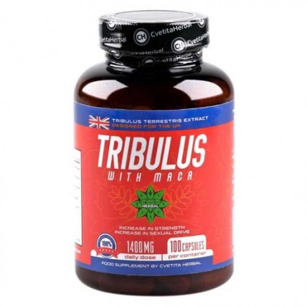 - Tribulus with Maca 100 Capsules в категория Стрес. Tribulus with Maca 100