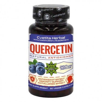 CVH-480410 - Quercetin Natural Antioxidant 250 mg 90 Capsules в категория Алергии.