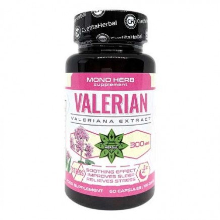 - Valerian 300 mg 60 Capsules в категория Стрес. Valerian 300 мг 60