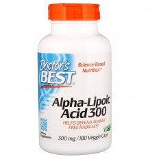 Alpha-Lipoic Acid 300 300 мг 180 веге капсули