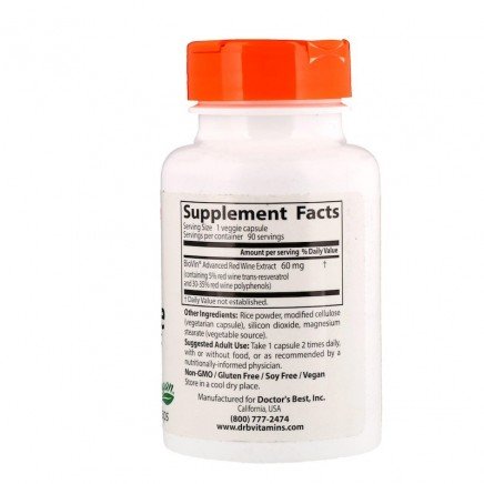 DRB-00058 - French Red Wine Extract 60 mg 90 Veggie Capsules в категория