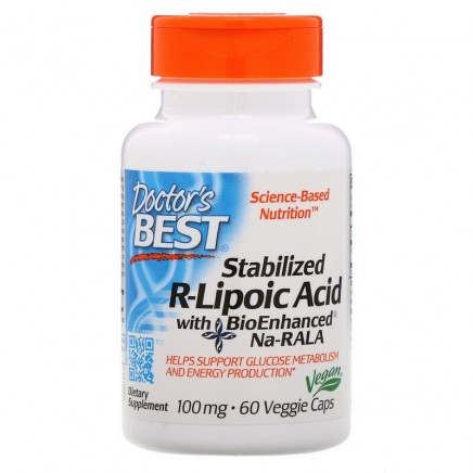 DRB-00123 - Stabilized R-Lipoic Acid w BioEnhanced Na-RALA 100 mg 60 V Caps в категория