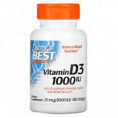 Vitamin D3 1000 IU 180 гел-капсули