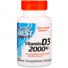 Vitamin D3 2000 IU 180 гел-капсули