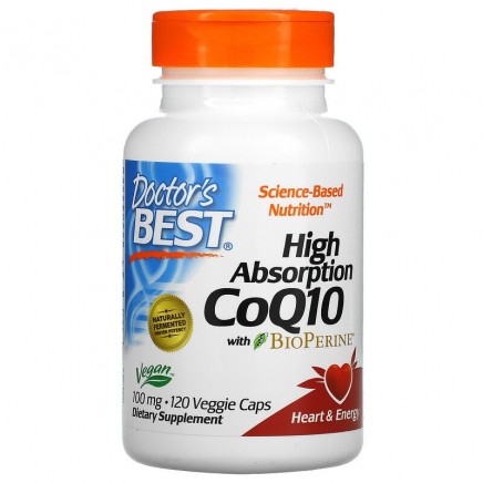 DRB-00183 - High Absorption CoQ10 with BioPerine 100 mg 120 Veggie Caps в категория