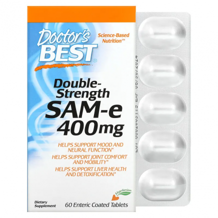 DRB-00252 - Double-Strength SAMe 400 mg 60 Enteric Coated Tablets в категория