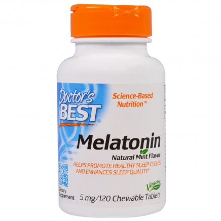 DRB-00407 - Melatonin Natural Mint Flavor 5 mg 120 Chewable Tablets в категория .