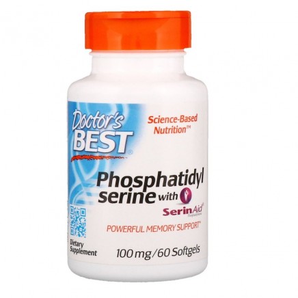 DRB-00168 - Phosphatidylserine with SerinAid 100 mg 60 Softgels в категория Стрес.