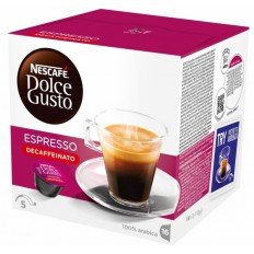 Dolce Gusto Безкофеиново Espresso Decaffeinato 16 капсули