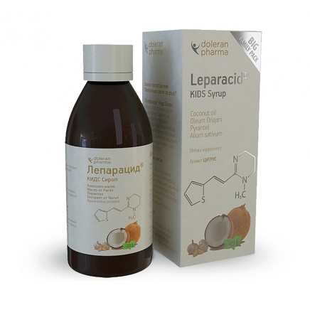 - Leparacid Kids Syrup 180 ml в категория Бактериални инфекции.