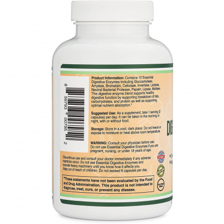DOW-00795 - Essential Digestive Enzymes 400 mg 180 Capsules в категория