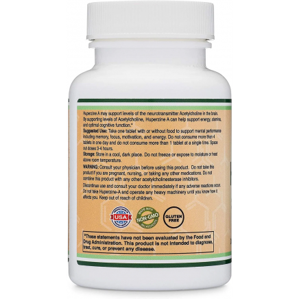 DOW-LGPQZR - Huperzine-A 200 mcg 120 Tablets в категория Мозъчна функция.