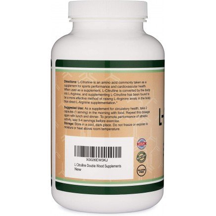 - L-Citrulline 600 mg 210 Capsules в категория Диабет. L-Citrulline 600 мг 210