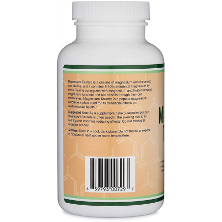 DOW-00729 - Magnesium Taurate 500 mg 210 Capsules в категория Минерали. Magnesium
