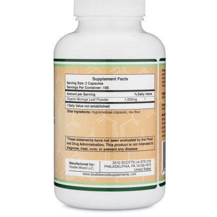 DOW-00747 - Moringa 500 mg 210 Capsules в категория Сърдечно здраве.