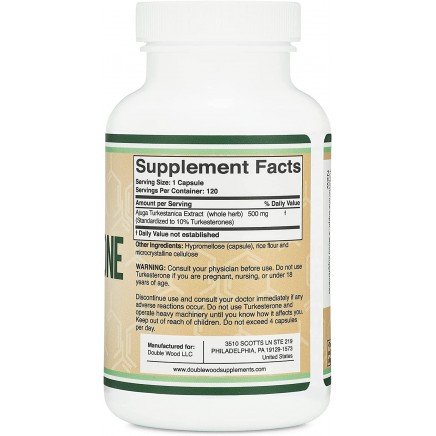 DOW-27212 - Turkesterone 500 mg 120 Capsules в категория Стрес. Turkesterone 500
