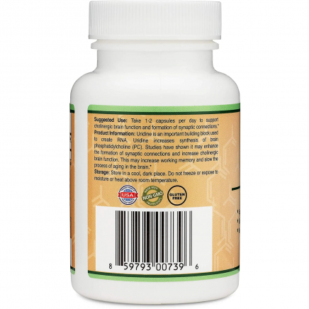 DOW-00739 - Uridine 300 mg 60 Capsules в категория Мозъчна функция. Uridine