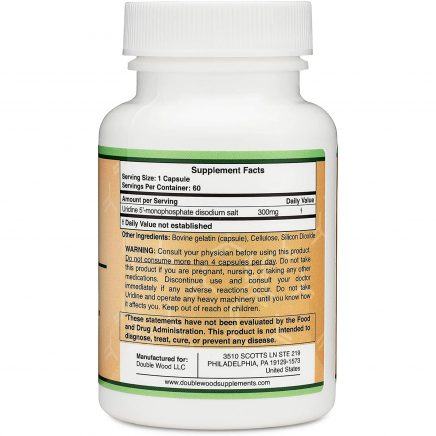 DOW-00739 - Uridine 300 mg 60 Capsules в категория Мозъчна функция. Uridine