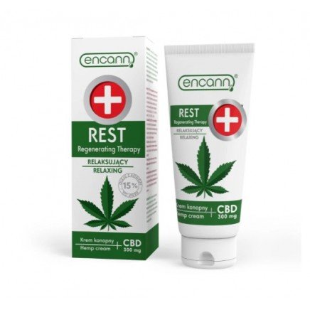 - REST Hemp Cream 300 mg CBD 150 ml в категория Кремове за лице. REST Hemp