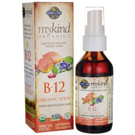 GOL-11779 - Mykind Organics B12 Organic Spray 58 ml в категория Витамини. Mykind