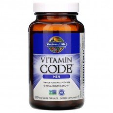 Vitamin Code Whole Food Multivitamin for Men 120 капсули