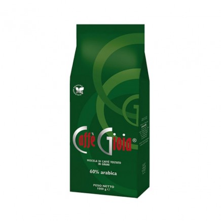 Мнения и ползи от Caffe Gioia Verde Classica 60% Арабика 1кг. Кафе на зърна четете в Zdrave365.com - Caffe Gioia Verde Classica 60% Арабика 1кг. в категория . Caffe Gioia Verde