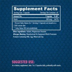 Biotin 500 мкг 60 капсули