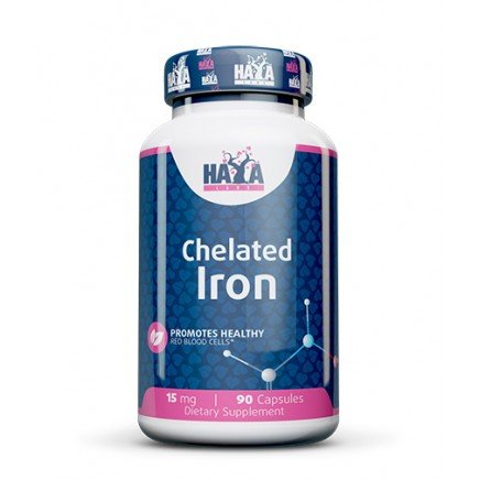 HLB-00789 - Chelated Iron 15 mg 90 Capsules в категория Минерали. Chelated Iron
