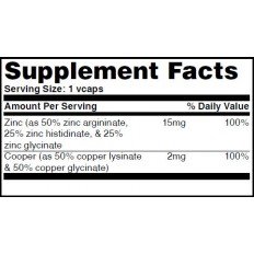 Chelated Zinc 15 мг 120 капсули Chelated Zinc 15 мг 120 капсули