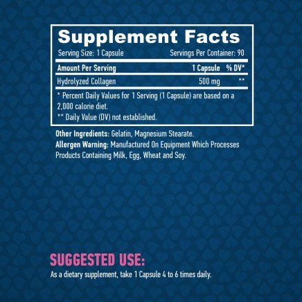 - Collagen 500 mg 90 Capsules в категория Здрава Кожа. Collagen 500 мг 90