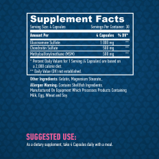 Glucosamine Complex With Chondroitin & MSM 120/240 капсули Glucosamine Complex With Chondroitin & MSM 120/240 капсули