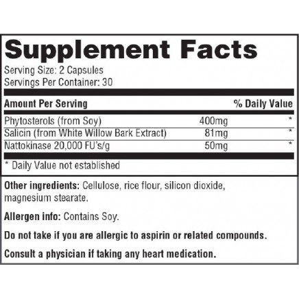 - Heart Cholesterol Support 400 mg Phytosterols 60 Capsules в категория . Heart